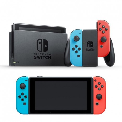 Nintendo Switch with Neon Blue/Neon Red Joy-Con - Itay-2