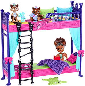 Monster High Monster Family Wolf Bunk Bed Playset with Dolls - Itay-2