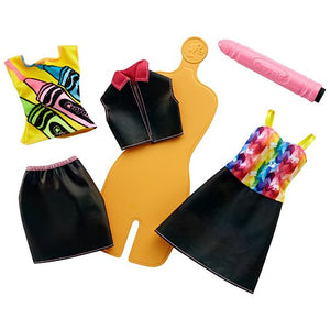 Barbie Crayola Rainbow Design Fashion Set - Itay-2