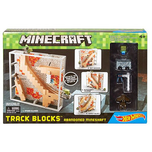 Minecraft Hot Wheels Track Blocks Abandoned Mineshaft Play Set - Itay-2