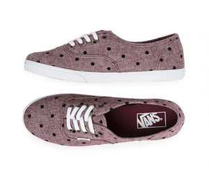 VANS |AUTHENTIC | LO PRO | BURGANDY/WHITE - Itay-2