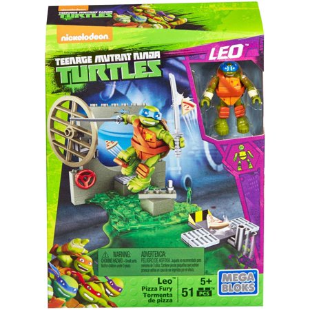 Mega Bloks Teenage Mutant Ninja Turtles Leo Pizza Fury Playset - Itay-2