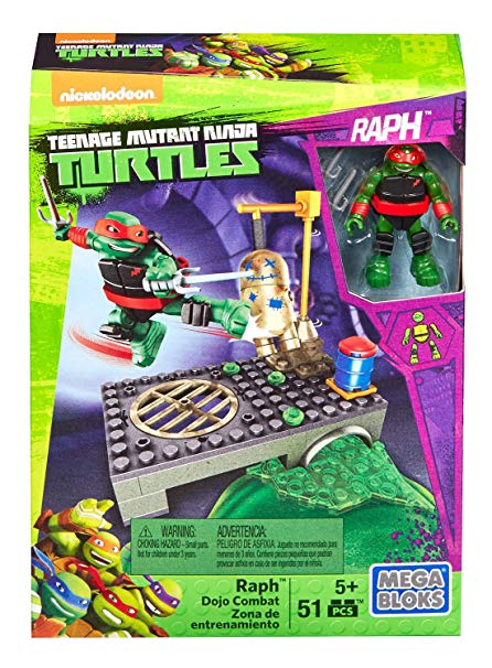 Mega Bloks Teenage Mutant Ninja Turtles Raph Dojo Combat Playset - Itay-2