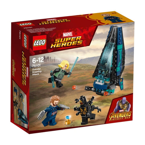 Lego Marvel Super Heroes Marvel Avengers Infinity War Outrider Dropship Attack Set - Itay-2