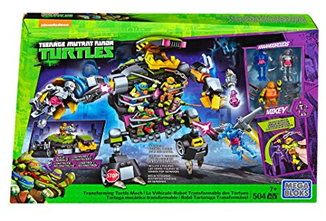 Mega Bloks Teenage Mutant Ninja Turtles Transforming Turtle Mech - Itay-2