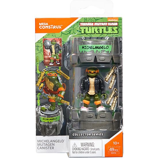 Mega Construx Teenage Mutant Ninja Turtles Classic Series Michelangelo Mutagen Canister - Itay-2