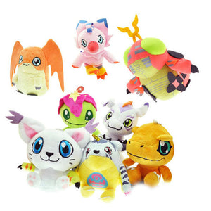 Cute 12CM Digimon Toys Adventure Agumon Patamon Funny Stuffed Gabumon For Kids Dolls - Itay-2