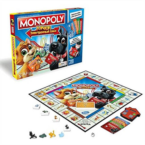 Hasbro Gaming Monopoly Junior Electronic Banking Game - Itay-2