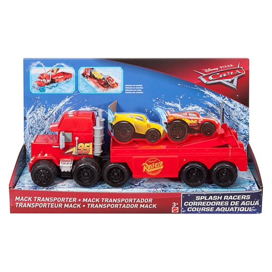 Disney Pixar Cars Splash Racers Mack Transporter - Itay-2