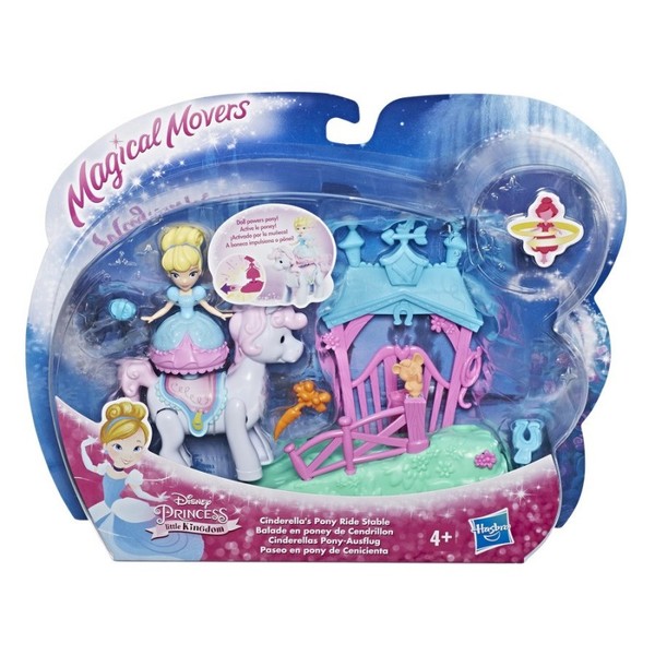 Disney Princess Little Kingdom Magical Movers Pony Ride Cinderella' s Stable Playset - Itay-2