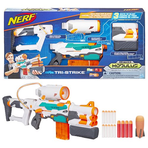 Nerf Modulus Tri-Strike Blaster Toy - Itay-2