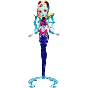 Monster High Great Scarrier Reef Glowsome Ghoulfish Lagoona Blue Doll - Itay-2