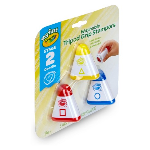 Crayola My First Washable Tripod Grip Stampers - Itay-2